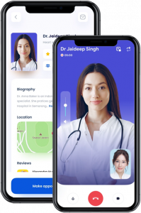 Doctor app interface